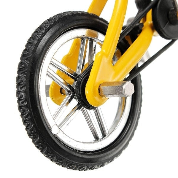 Creative Simulation Mini Alloy Bicycle Finger Forklift Toy Multi-color Kids Gift Sports Image 7