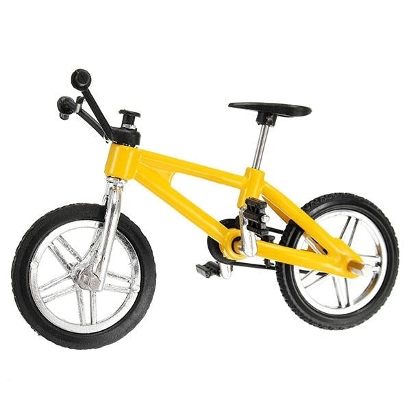 Creative Simulation Mini Alloy Bicycle Finger Forklift Toy Multi-color Kids Gift Sports Image 1