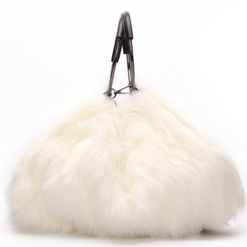 CrossBody Warm Handbags For Women Brand Female Faux faux Shoulder Bags Big Large Capacity Image 1