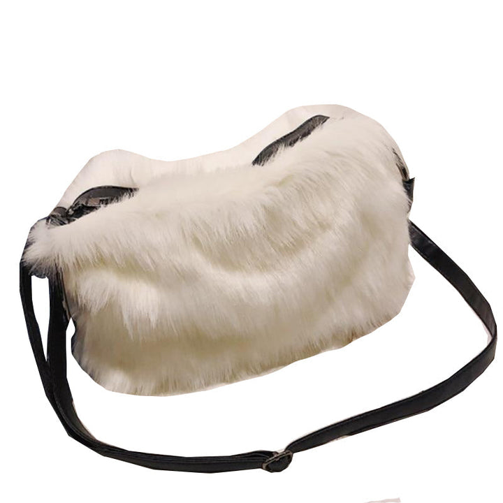CrossBody Warm Handbags For Women Brand Female Faux faux Shoulder Bags Big Large Capacity Image 3
