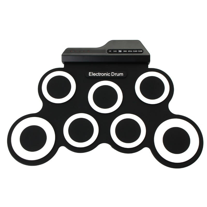 Digital Portable Roll Up Electronic Drum Kits Pad with Pedal Drum Sticks Image 3