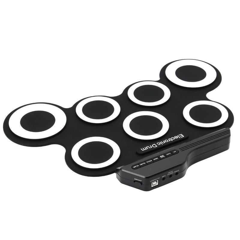 Digital Portable Roll Up Electronic Drum Kits Pad with Pedal Drum Sticks Image 4