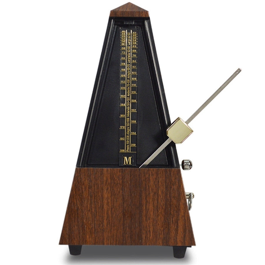 Custom Metronome Mechanic Music Timer Teak For Piano Guitar Violin Xmas Gift Image 1