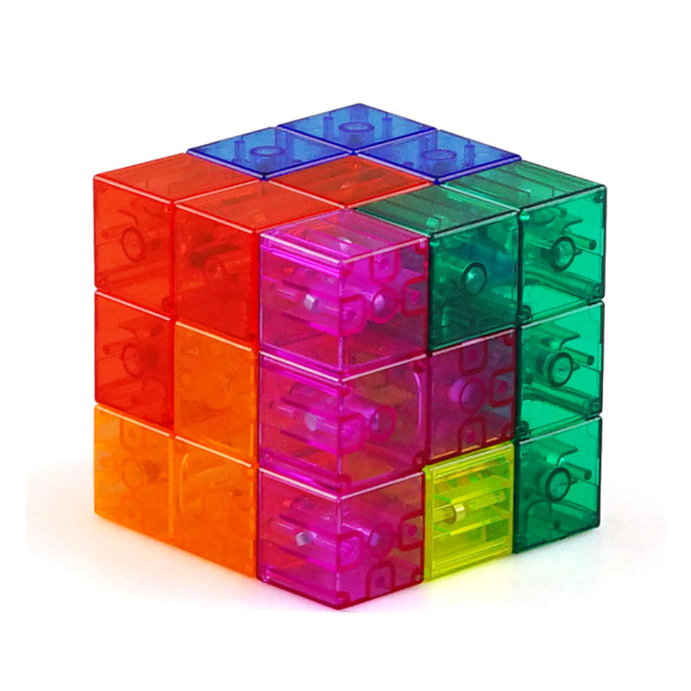 Cube Luban Magnetic Building Blocks Tetris Three-dimensional Intelligence Childrens Educational Toys Image 4