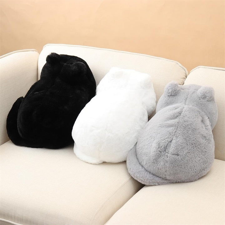 Cute Cartoon Cat Plush Cushions Pillow Back Shadow Cat Animal Stuffed Plush Toy Kid Gifts Image 3
