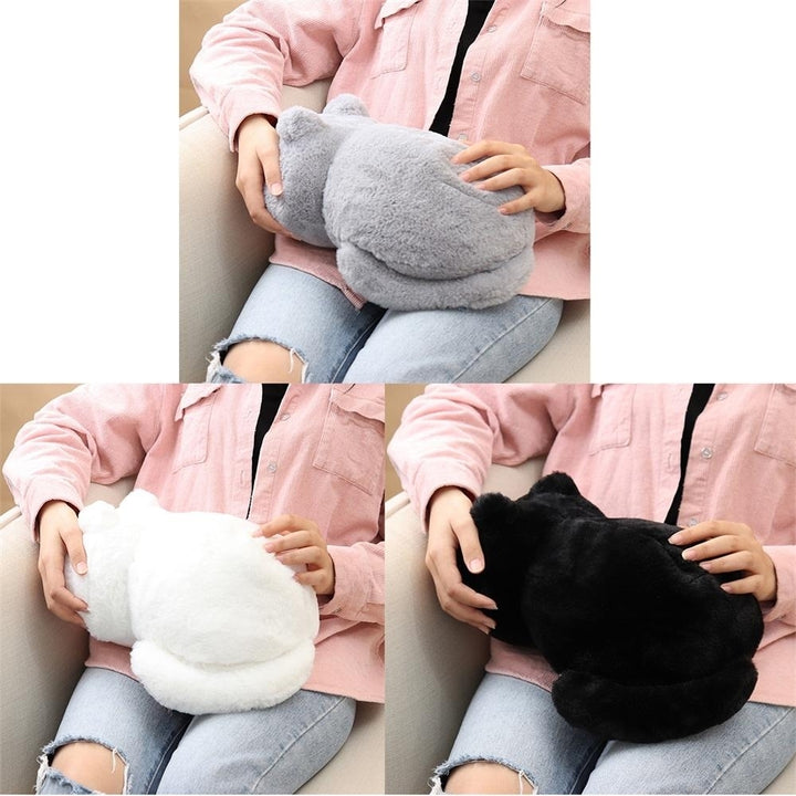 Cute Cartoon Cat Plush Cushions Pillow Back Shadow Cat Animal Stuffed Plush Toy Kid Gifts Image 4