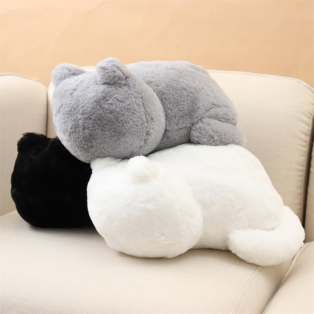 Cute Cartoon Cat Plush Cushions Pillow Back Shadow Cat Animal Stuffed Plush Toy Kid Gifts Image 8
