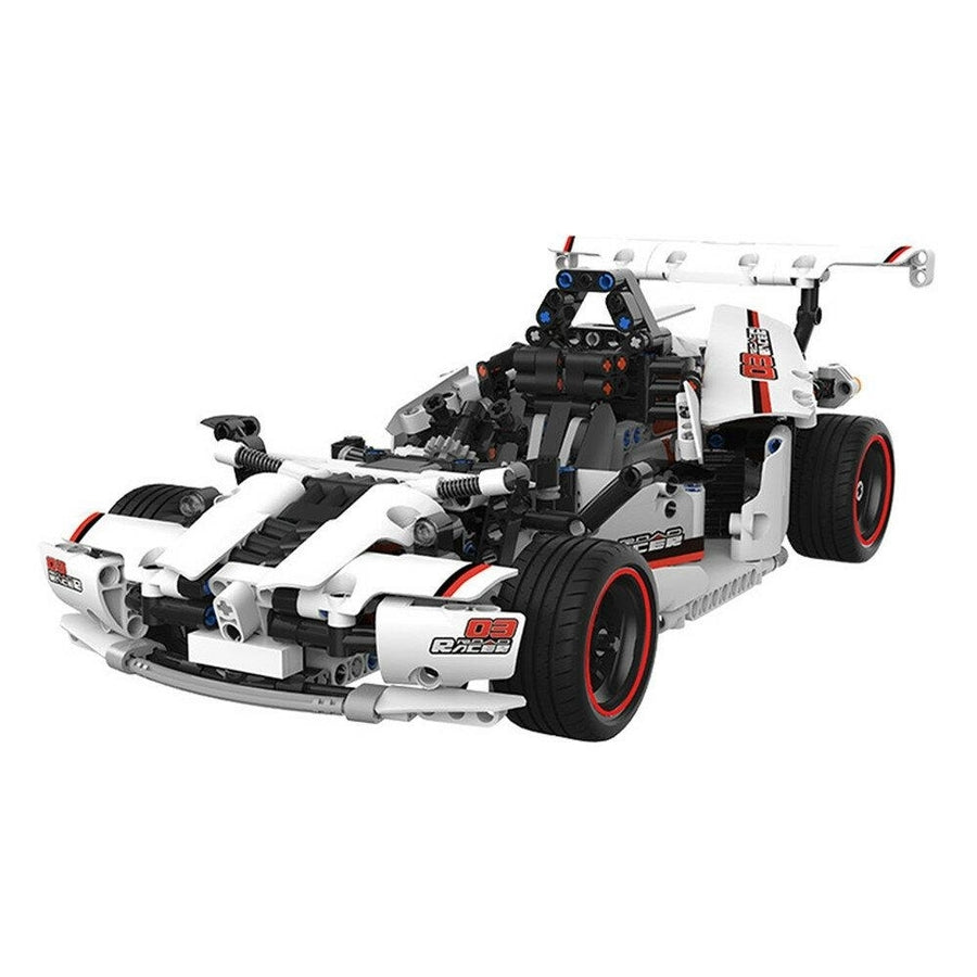 DIY Assembled APP Control RC Car Building Blocks On-Road Vehicles Toys Image 1