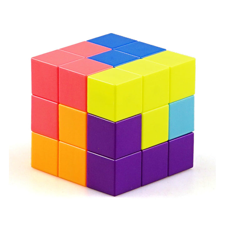 Cube Luban Magnetic Building Blocks Tetris Three-dimensional Intelligence Childrens Educational Toys Image 1