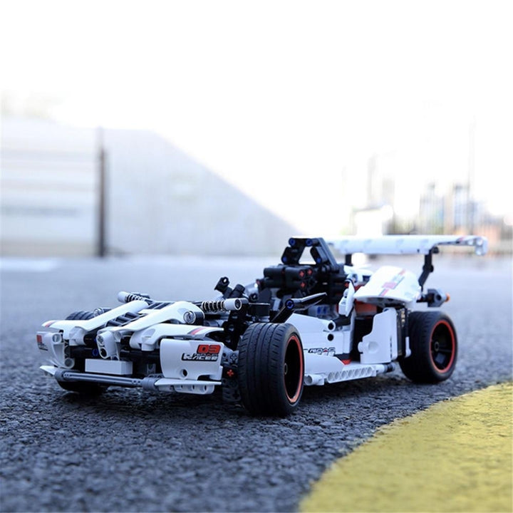 DIY Assembled APP Control RC Car Building Blocks On-Road Vehicles Toys Image 6