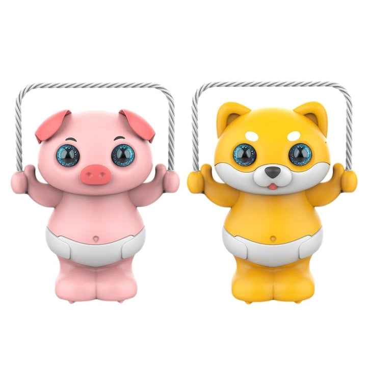 Cute electric dancing pet voice control skip the piggy dog educational toy with light and music childrens gift Image 1