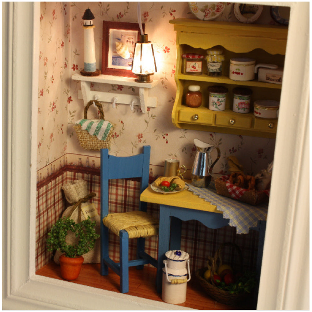 DIY Doll House Cottage Long Holiday Series Toy Gift Indoor Toys Image 4