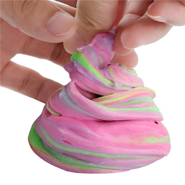 DIY Fluffy Floam Slime Scented Stress Relief No Borax Kids Toy Sludge Cotton mud to release clay Toy Image 2