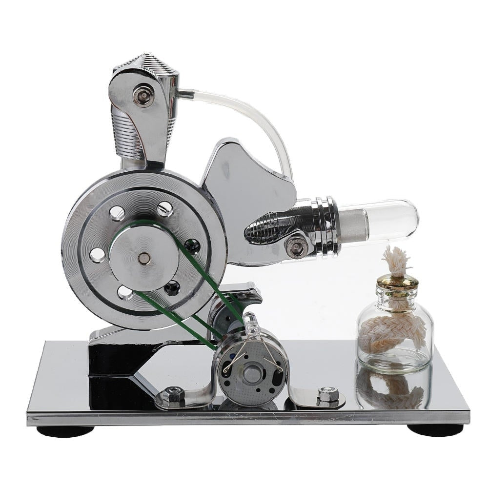 DIY Mini Air Stirling Engine Generator Motor Model Educational Power Engine Toy Image 1