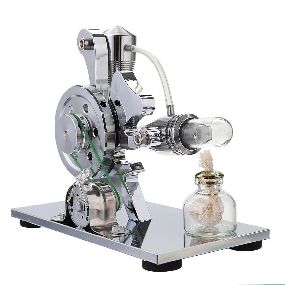 DIY Mini Air Stirling Engine Generator Motor Model Educational Power Engine Toy Image 2
