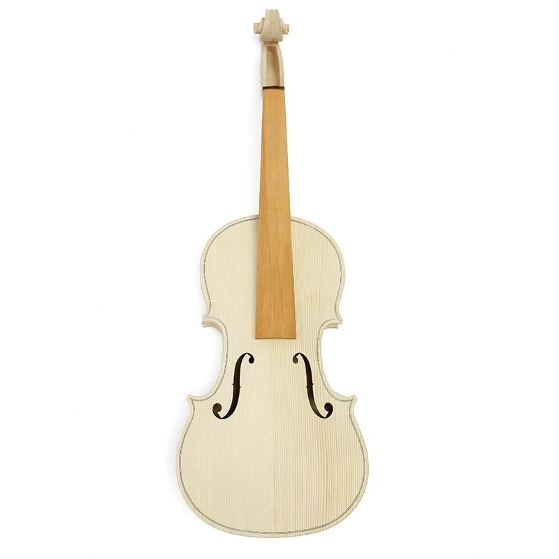 DIY Natural Solid Wood Violin Fiddle 4,4 Size Kit Spruce Top Maple Back Fiddle Image 2