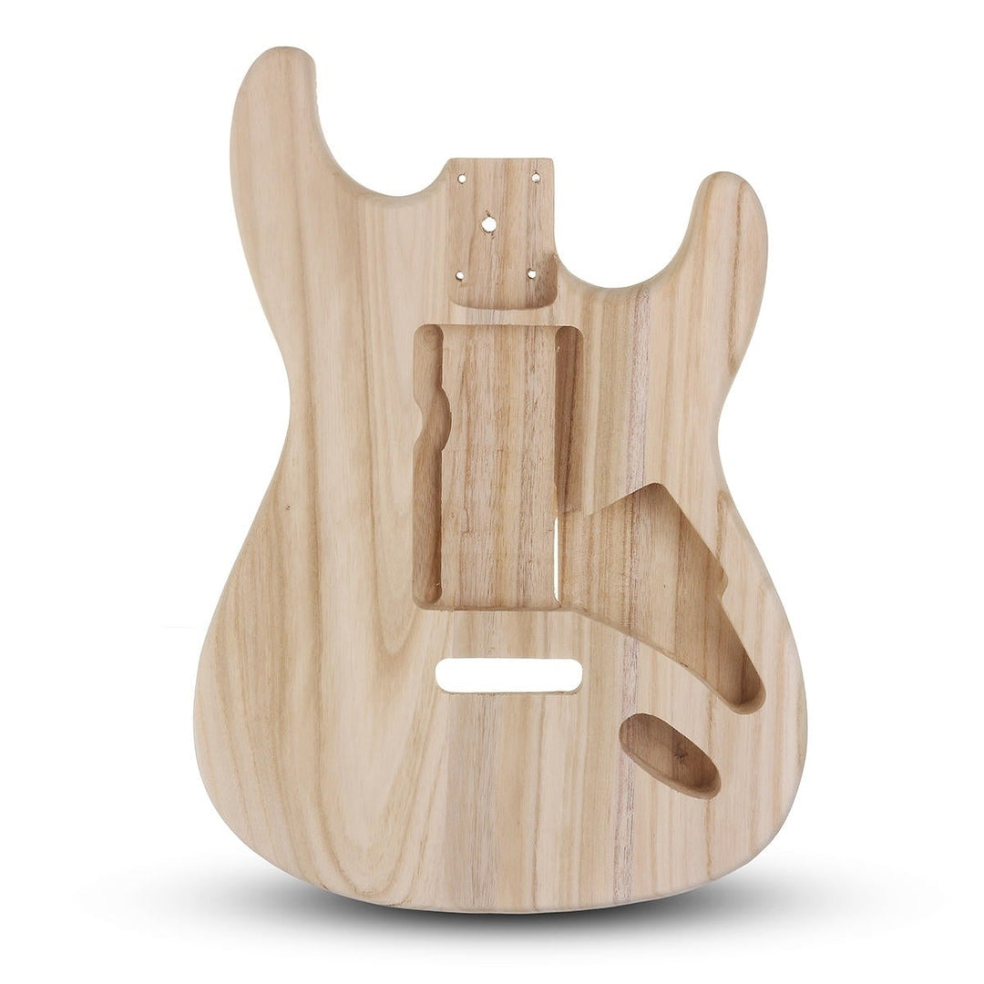 DIY Polished Maple Wood Type ST Electric Guitar Barrel Body for Guitar Replace Parts Image 1