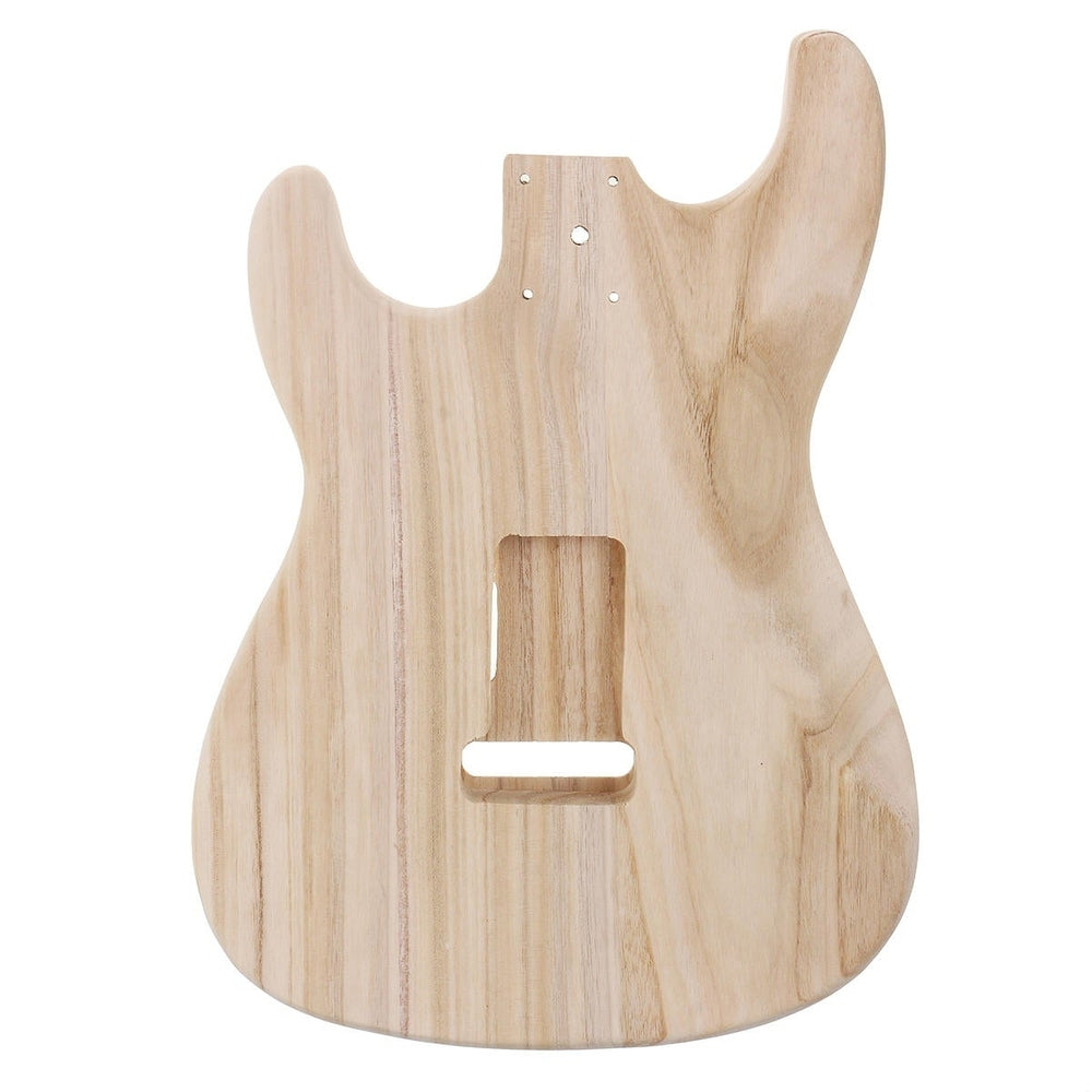 DIY Polished Maple Wood Type ST Electric Guitar Barrel Body for Guitar Replace Parts Image 2