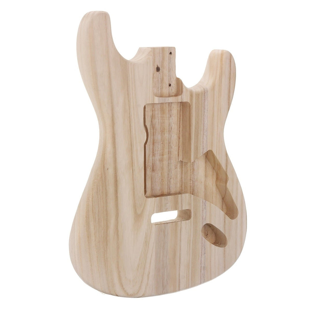 DIY Polished Maple Wood Type ST Electric Guitar Barrel Body for Guitar Replace Parts Image 4