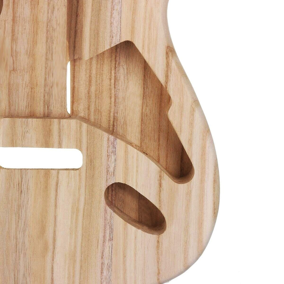 DIY Polished Maple Wood Type ST Electric Guitar Barrel Body for Guitar Replace Parts Image 11