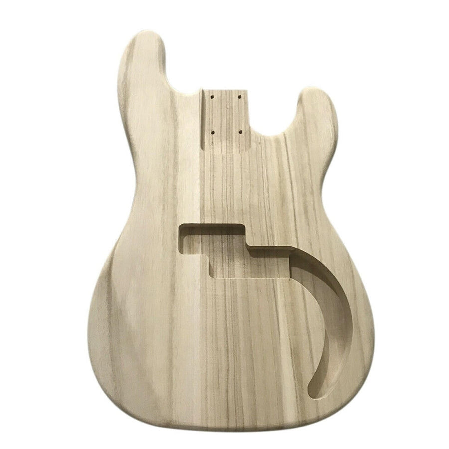 DIY Unfinished Maple Wood Electric Guitar Bass Barrel Body for Guitar Replace Parts Image 1