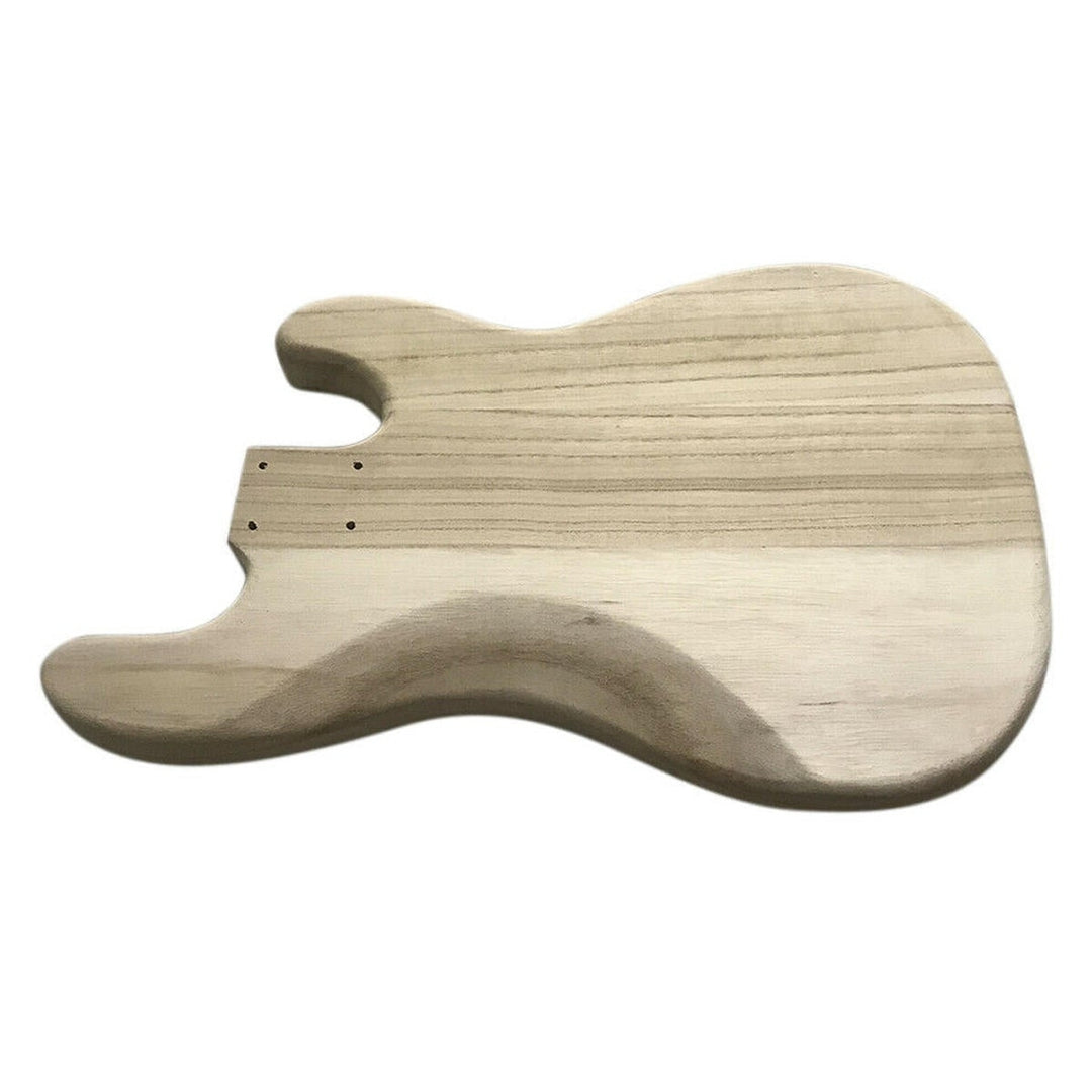 DIY Unfinished Maple Wood Electric Guitar Bass Barrel Body for Guitar Replace Parts Image 4