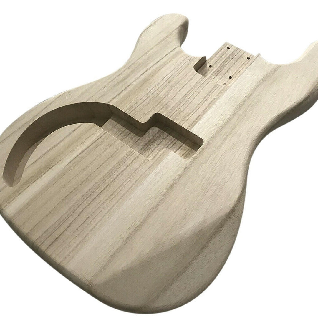 DIY Unfinished Maple Wood Electric Guitar Bass Barrel Body for Guitar Replace Parts Image 7