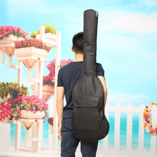 Double Straps Padded Electric Bass Bag Soft Case Backpack for 41" 42" Bass Image 10
