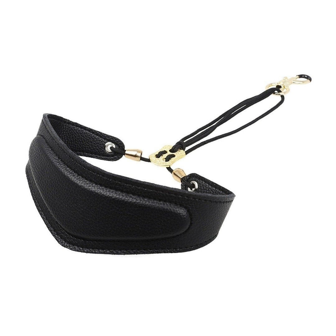 Durable Sax Neck Strap Belt for Saxophone,Oboe,Clarinet Replacement Part Leather Image 4