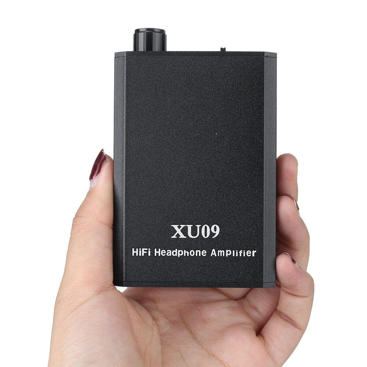 Earphone Amplifier Rechargeable High Performance Stereo XU09 Portable Headphone Amplifier Built-in Battery for Laptop PC Image 6