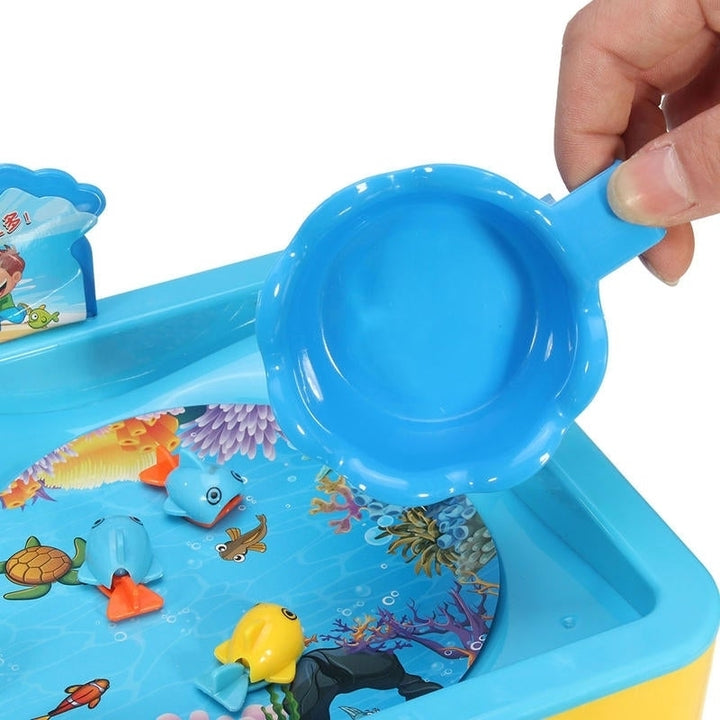 Educational Angling Colorful Toy Magnetic Fishing Board Game for Young Children Kids Image 2