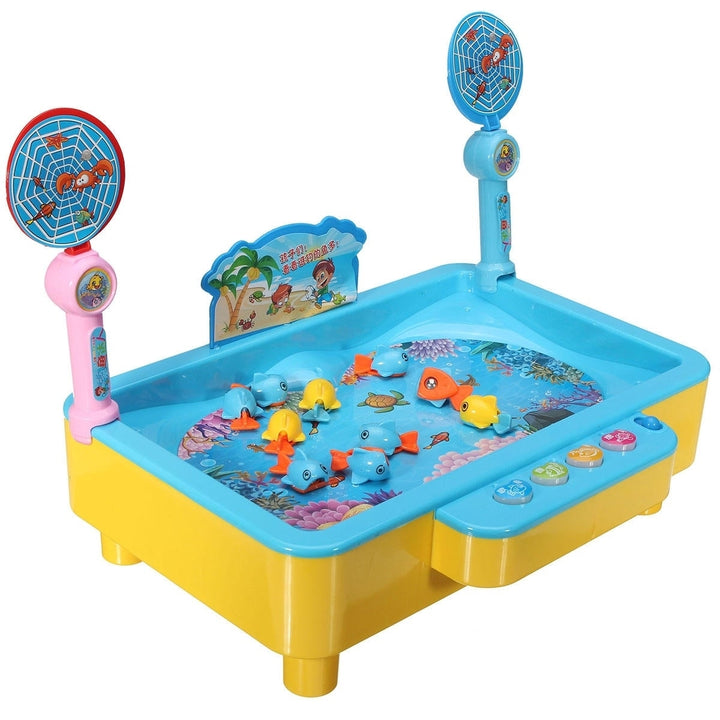Educational Angling Colorful Toy Magnetic Fishing Board Game for Young Children Kids Image 4