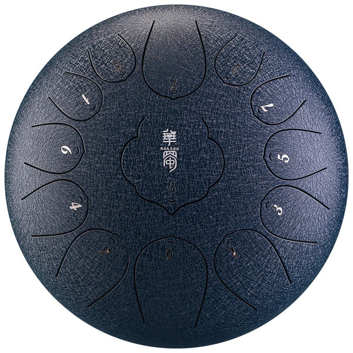 Drum 12 Inch 13 Tone Steel Tongue Drum Hand Pan Drum With Padded Drum Bag And A Pair Of Mallets Huedrum Yoga Meditation Image 3