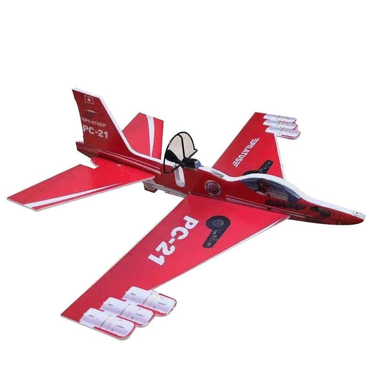 Electric EPP Foam Hand Throwing Aircraft USB Charging Rotary Plane Model Toy Image 3