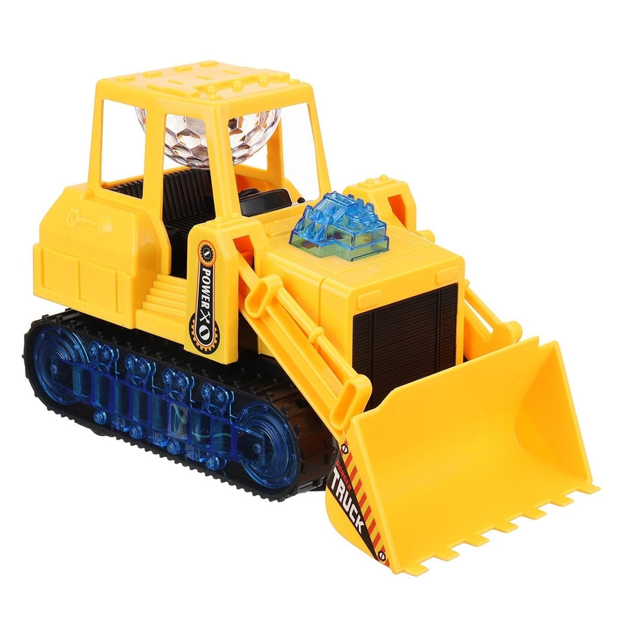 Electric LED Light Movable Truck Excavator Car Kid Xmas Gifts Toys Image 1