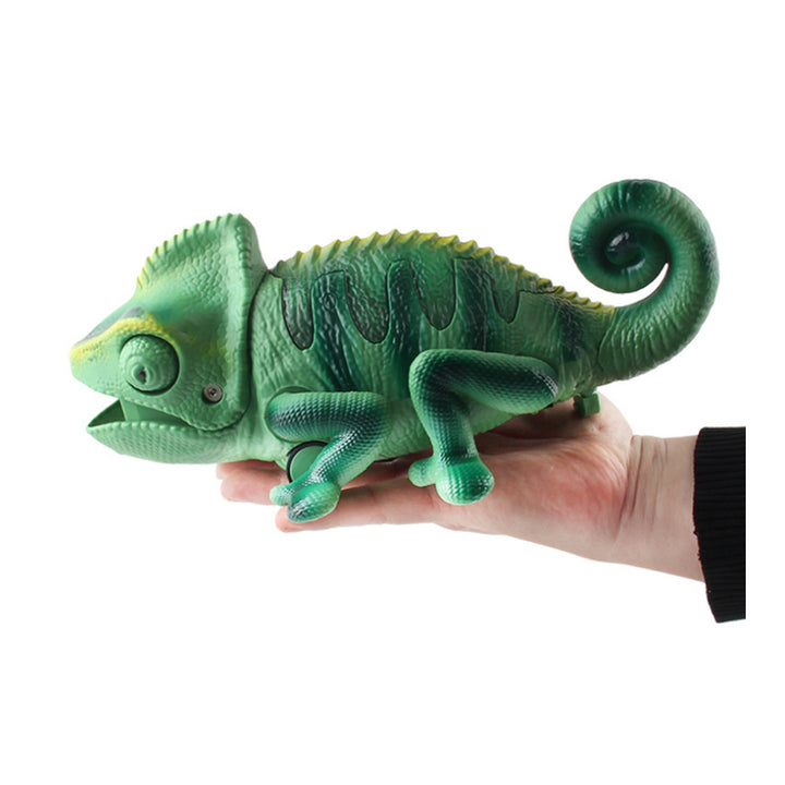 Electric Infrared Remote Control Lights Crawling Chameleon Childrens  Strange Bug-catching Tricky Toys Image 4