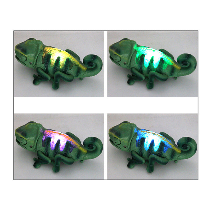 Electric Infrared Remote Control Lights Crawling Chameleon Childrens  Strange Bug-catching Tricky Toys Image 4