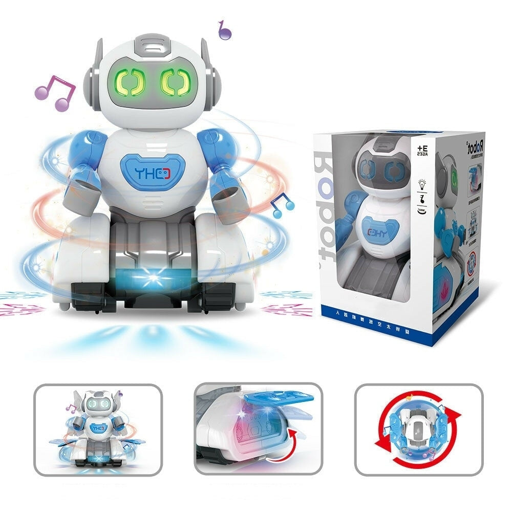 Electric Robot Universal Light Music Singing and Dancing Robot Rotating Hyun Dance Model for Kids Toys Image 2