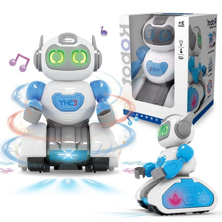 Electric Robot Universal Light Music Singing and Dancing Robot Rotating Hyun Dance Model for Kids Toys Image 3