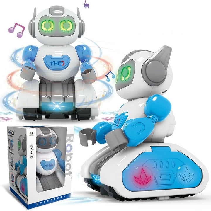 Electric Robot Universal Light Music Singing and Dancing Robot Rotating Hyun Dance Model for Kids Toys Image 4