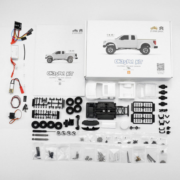 EP Scale Climbing RC Crawler Car DIY Assemble KIT Motor ESC Servo Battery Image 3