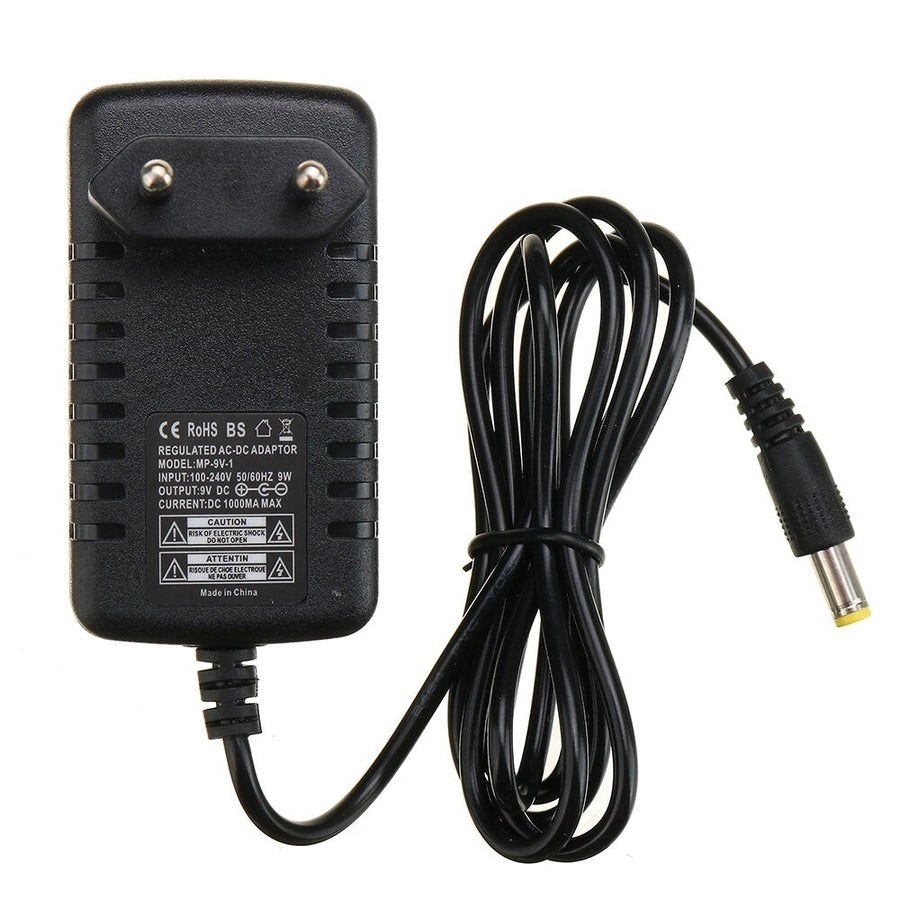 EU Plug 9V 1A Guitar Effect Pedal Board Power Supply Adapter 110-240V Image 1