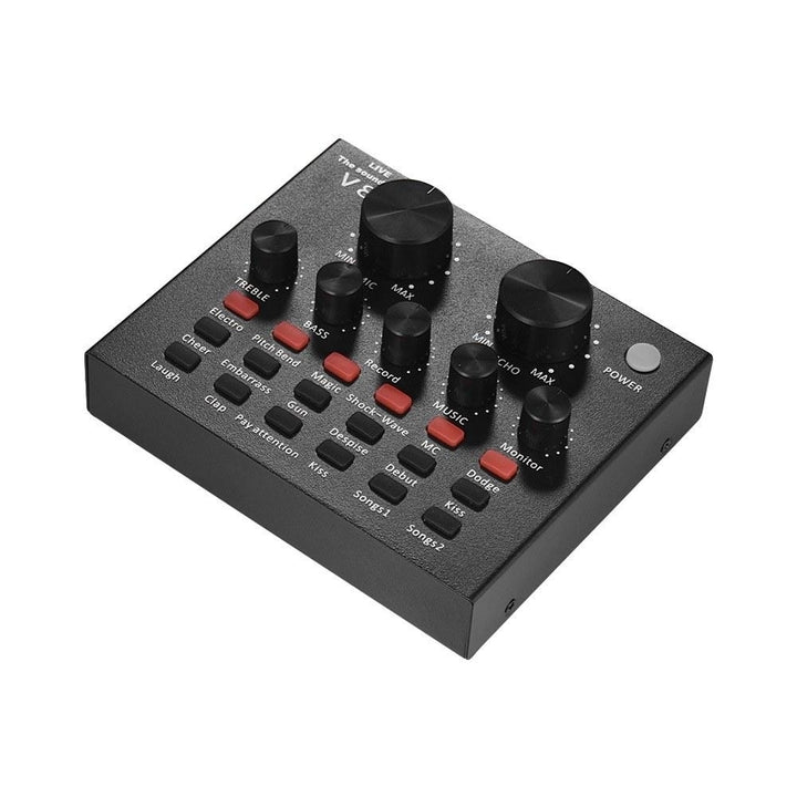 External Audio Mixer Sound Card USB Interface with 6 Sound Modes Multiple Sound Effects Image 1