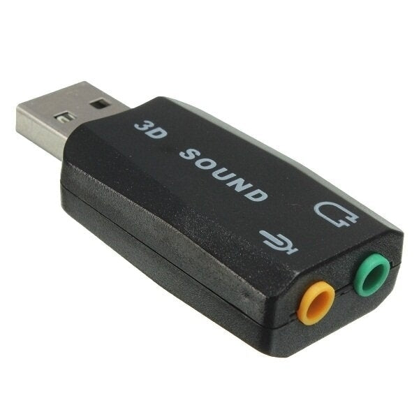 External USB 2.0 for 3D Virtual Audio Sound Card Adapter Converter 5.1CH Image 2