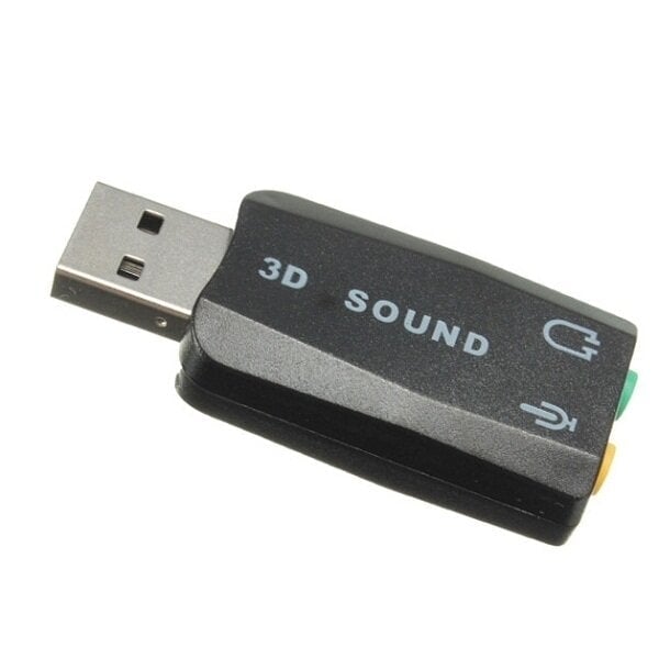External USB 2.0 for 3D Virtual Audio Sound Card Adapter Converter 5.1CH Image 4