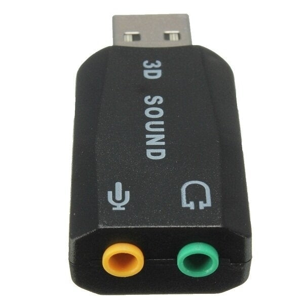 External USB 2.0 for 3D Virtual Audio Sound Card Adapter Converter 5.1CH Image 6