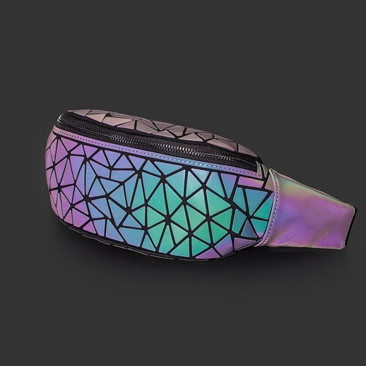 Fanny Packs Waist Pack for Women Luminous Holographic Traveling Bum Bag DTTT Image 3