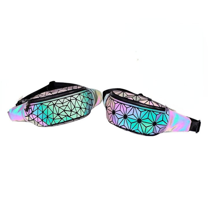 Fanny Packs Waist Pack for Women Luminous Holographic Traveling Bum Bag DTTT Image 4