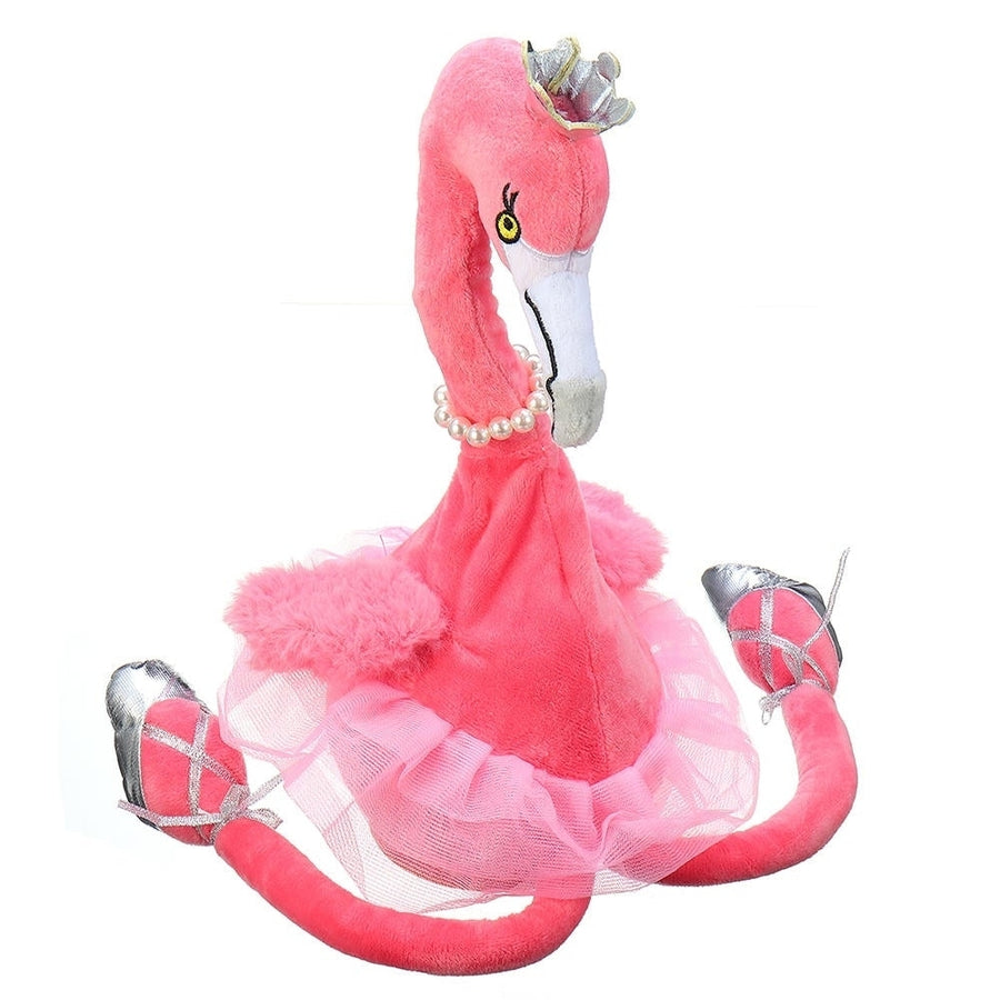 Flamingo Singing Dancing Pet Bird 50cm 20Inches Christmas Gift Stuffed Plush Toy Cute Doll Image 1