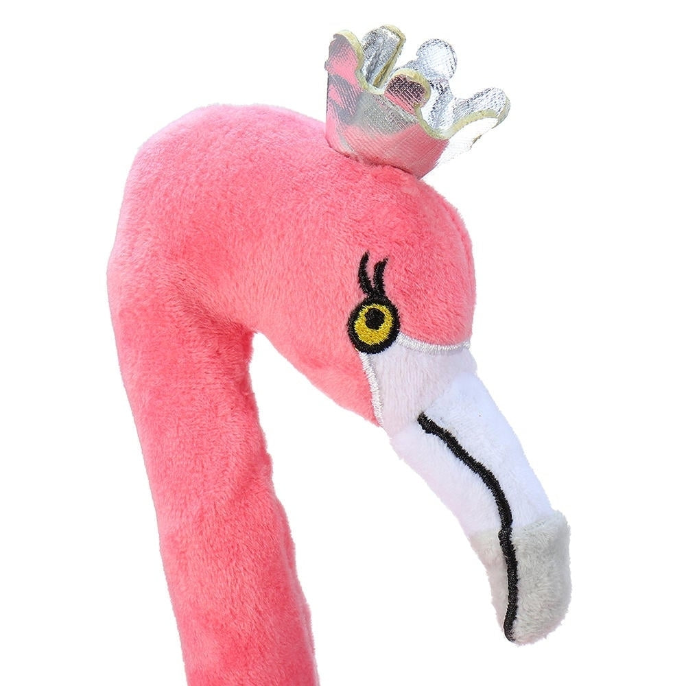 Flamingo Singing Dancing Pet Bird 50cm 20Inches Christmas Gift Stuffed Plush Toy Cute Doll Image 2